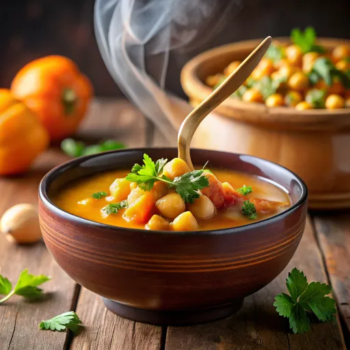 Pikantna Juha od Slanutka i Batata